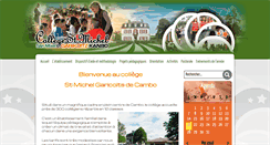 Desktop Screenshot of college-st-michel-cambo.fr